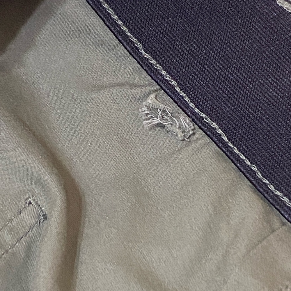 Lane Bryant Olive Green Mid-Rise Cargo Crops - Picture 8 of 8